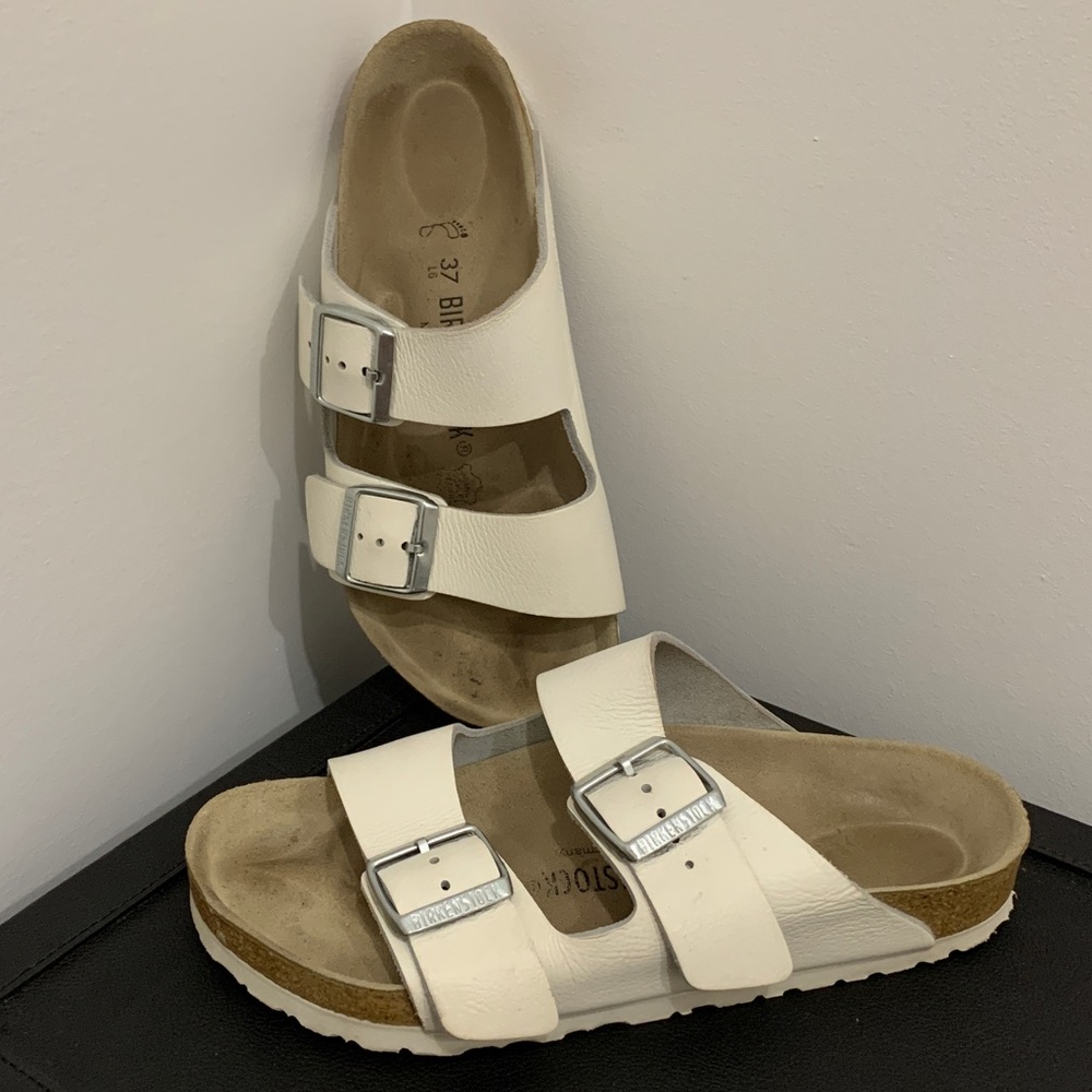 White Birkenstock’s Size 37